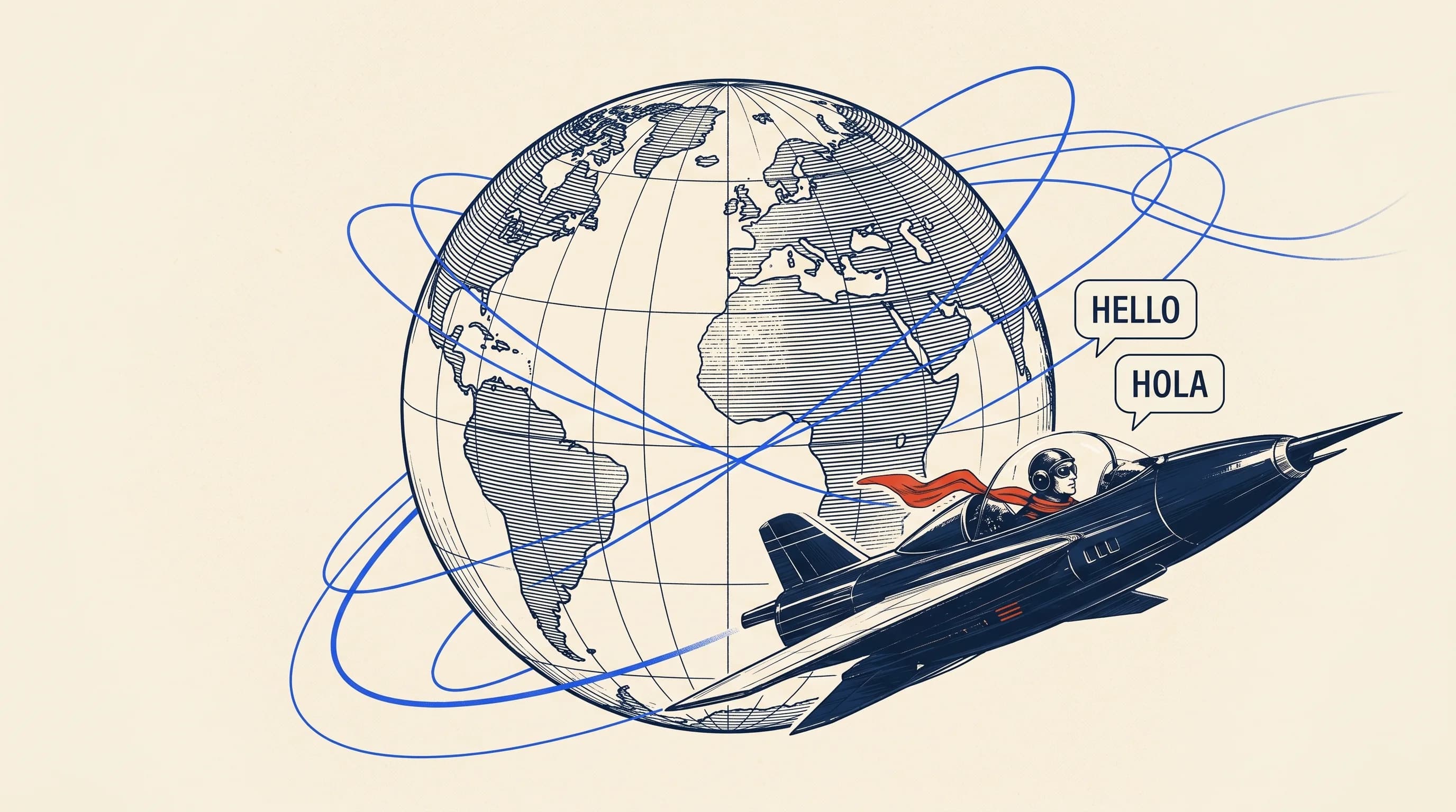 ChatterPilot’s pilot carrying a conversation around the world